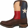 Durango LIL' Kids' Texas Flag Western Boot, BROWN/TEXAS FLAG, ME, Size 12 BT246